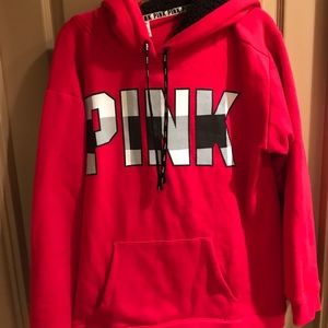 Pink Hoodie w/ Sherpa Hood